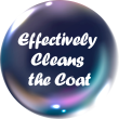 Effectively Cleans the Coat